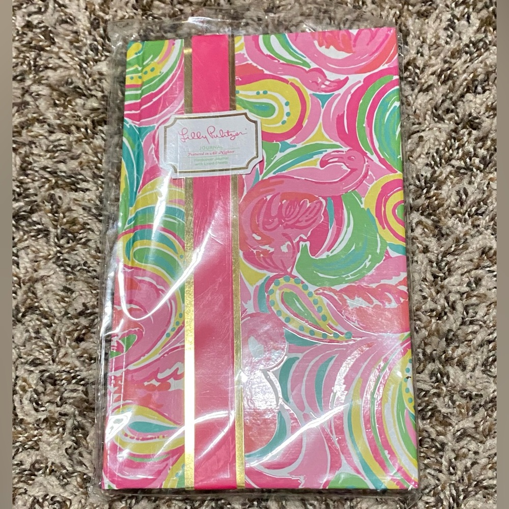 NWT Lilly Pulitzer Hardcover Journal All Nighter